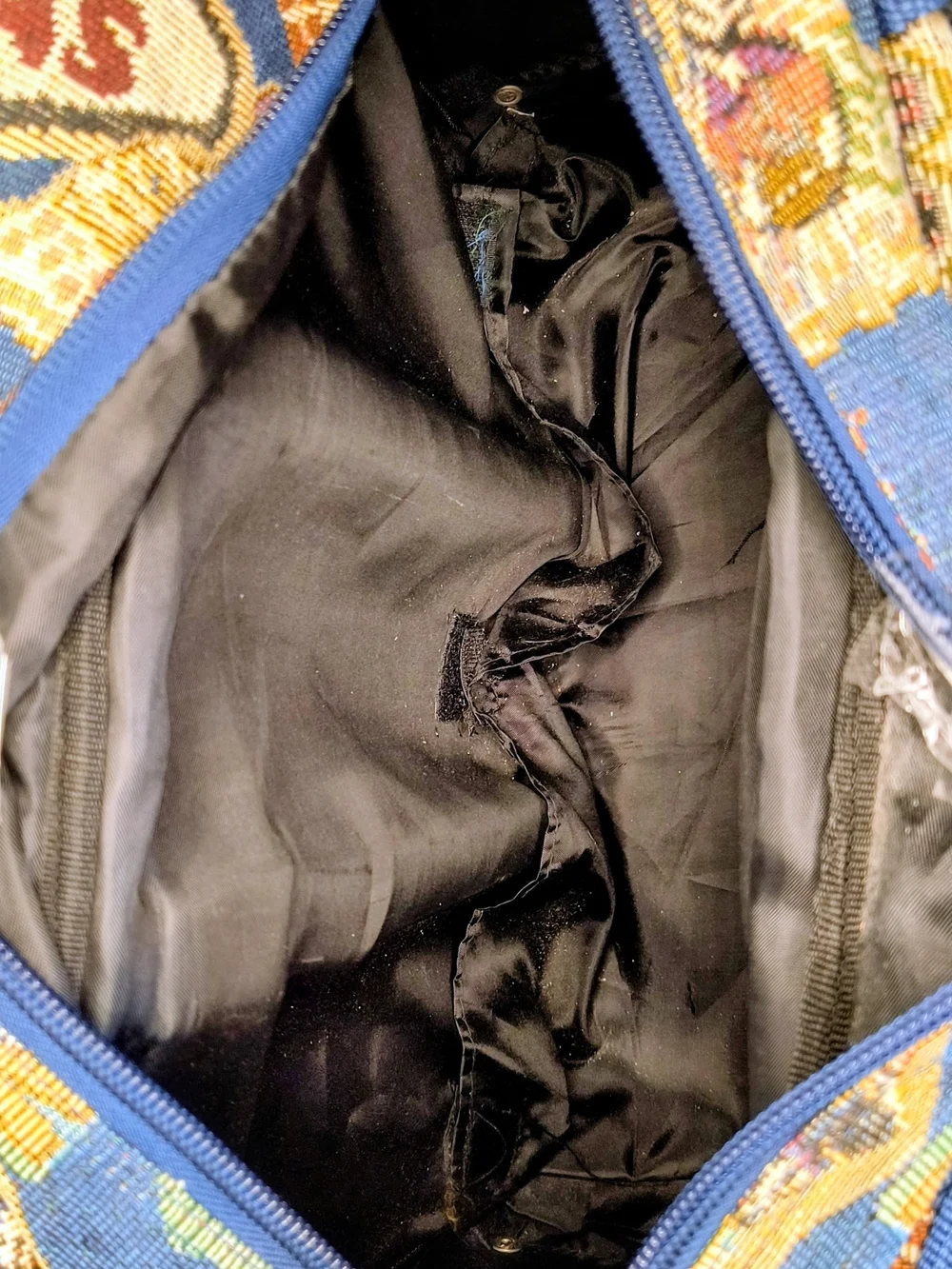 Las Vegas Printed Blue Travel Duffle Bag